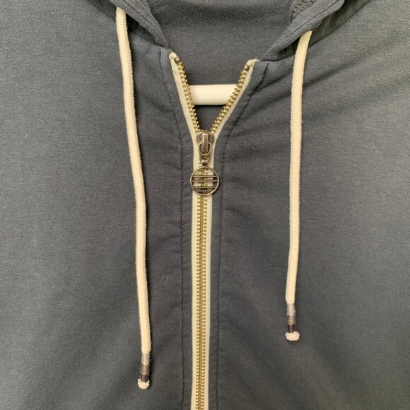 Super soft, lined Marine Layer hoodie in Navy. Full zip. XS. NWOT - Picture 7 of 9